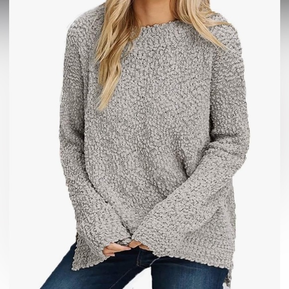 Amazon Brand OhDream Popcorn Sherpa Pullover Sweater - Picture 1 of 7